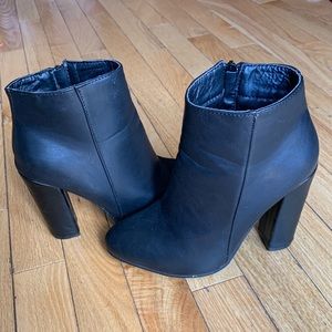 Black Streetwear Society Heeled Ankle Boots